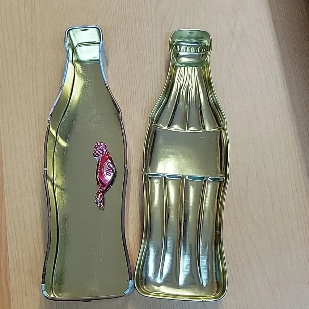 Coca Cola Bundle..shirt, Plastic Glass,‎ Candy Tin, Opener.